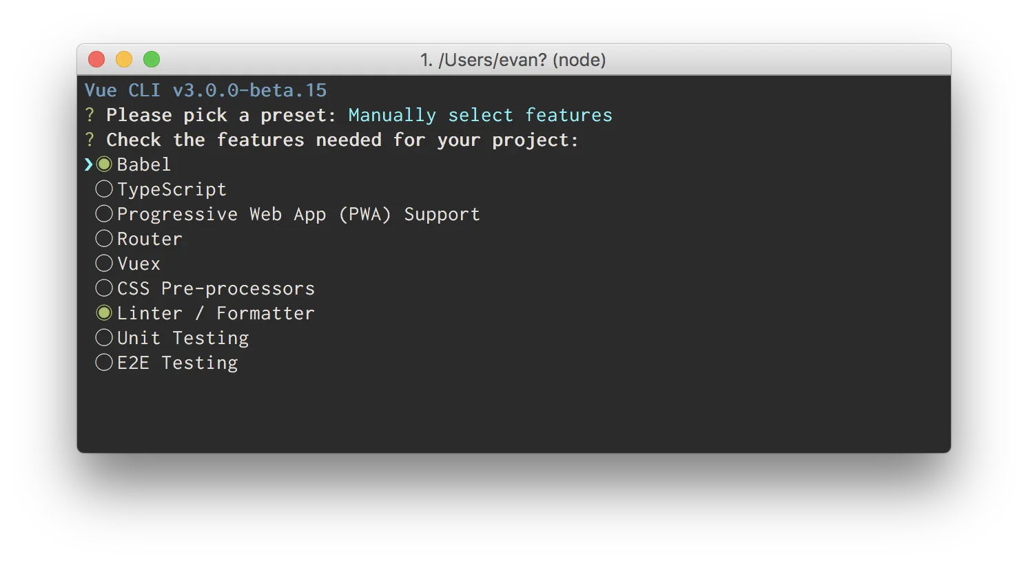 Vue-cli3