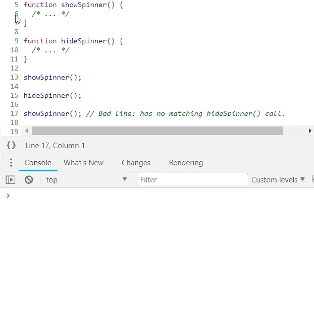 console.trace in conditional breakpoint